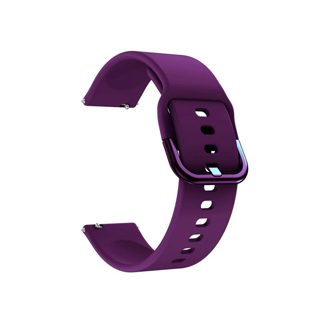 Силиконовый ремешок для часов samsung Galaxy Watch Active 20 мм Мягкие Спортивные умные браслеты сменный ремешок для часов