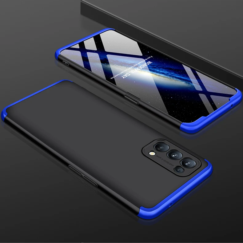 

OPPO Reno 5 Pro 5G Case Hard PC Shockproof 360 Degree Full Protection Hard Cover For OPPO Reno 5 Pro 5G Reno5 4G Reno5Pro