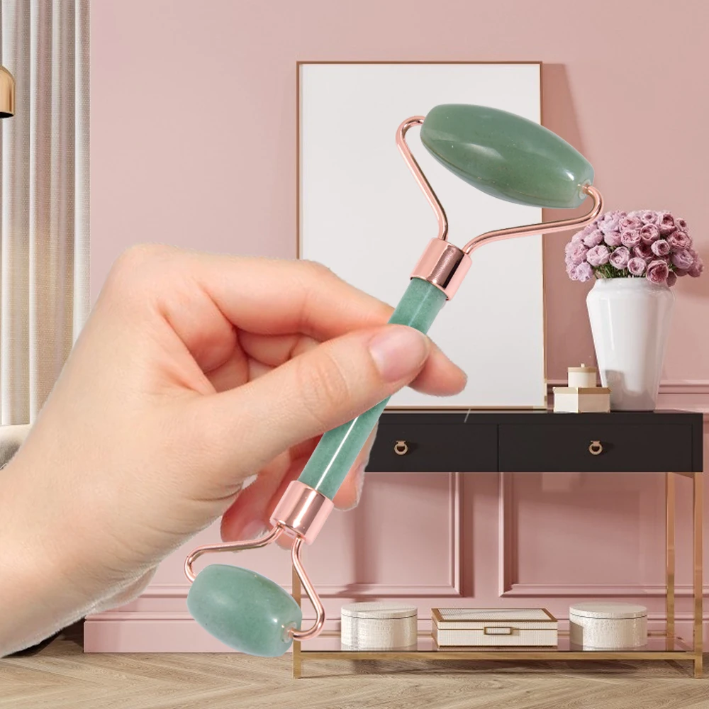 Мисс Салли роллер камень зеленый натуральный кристалл для похудения Тонкий