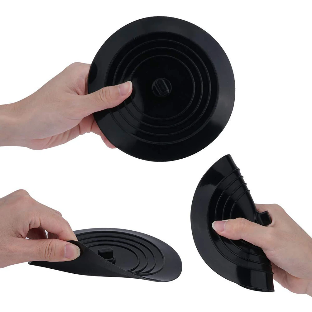 

15cm Round Large Silicone Sink Plug Floor Drain Cover Rubber Stopper Bathtub Drain Plug FP8