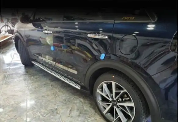 Автомобильный Алюминиевый сплав и АБС автомобиля бег подножка Nerf бар гвардии Для