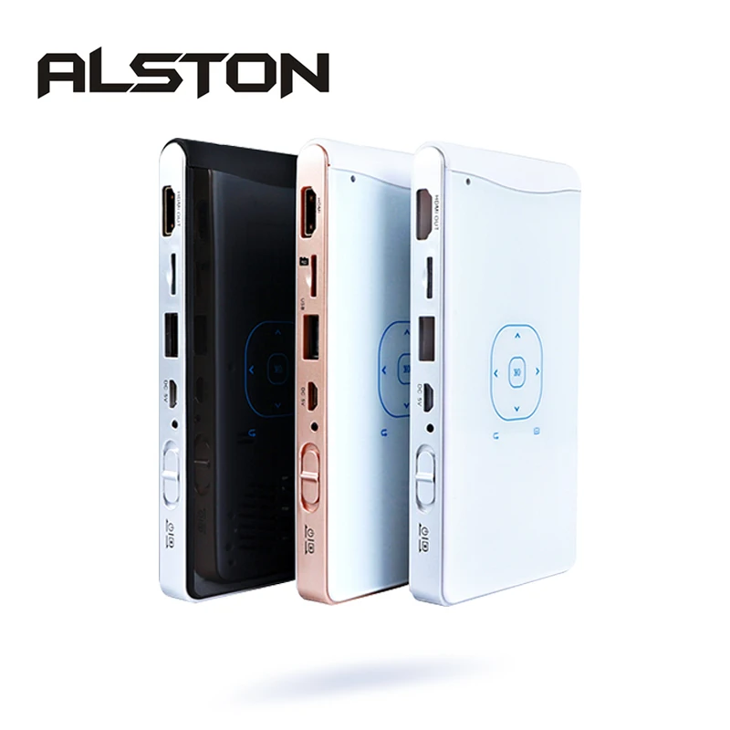 ALSTON DLP100WM мини DLP проектор Android мультимедийный встроенный WIFI Bluetooth HDMI поддержка 1080P