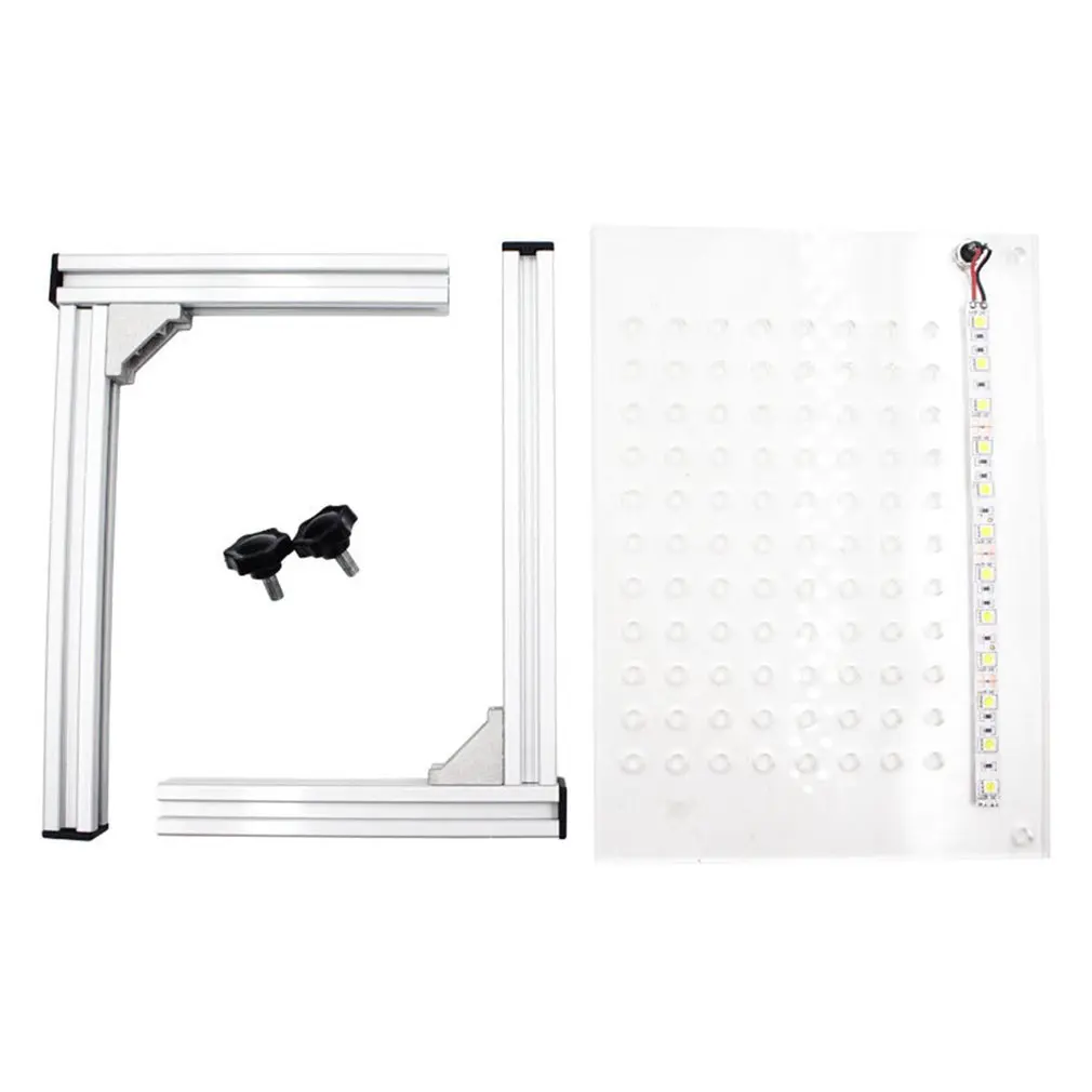 Светодиодный рамка булавки с сеткой и 4 зонд ручки Тесты карандаш Мощность для