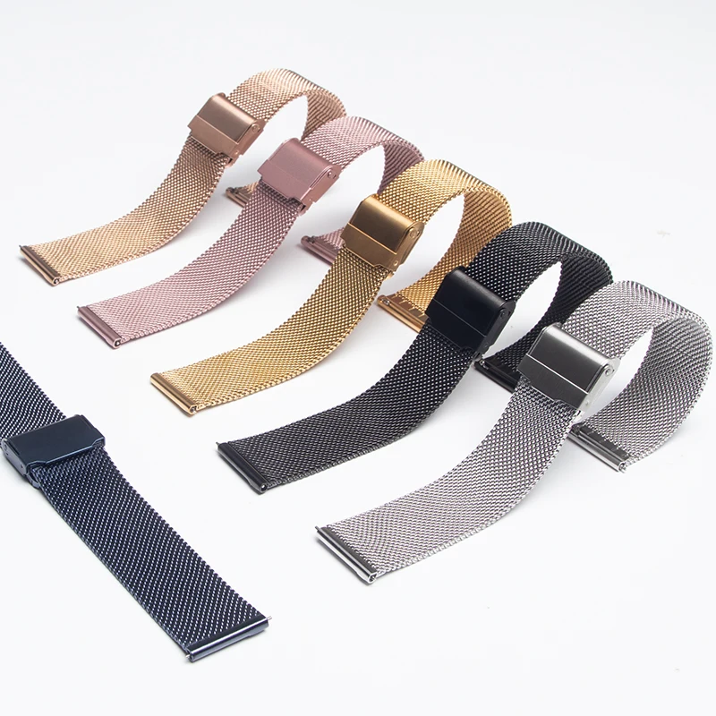 

Ремешок металлический для Samsung Galaxy watch 3/46 мм/42 мм/active 2/Gear S3, браслет для Huawei watch GT 2 2e Pro, 20 мм 22 мм