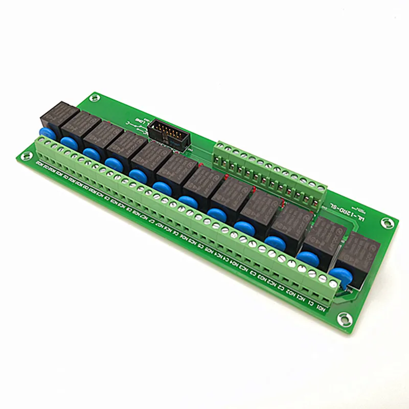 12 Channel PNP Type 9V 15A Power Relay Interface Module HF JQC-3FF-9V-1ZS Relay. | Relays