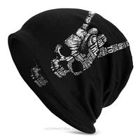 heavy metal 1960s punk rock music beanie hats skull art knit hat bonnet high quality skullies beanies caps men womens earmuffs