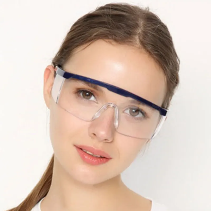 Защитные очки антивирусные антизапотевающие ветрозащитные прозрачные с защитой