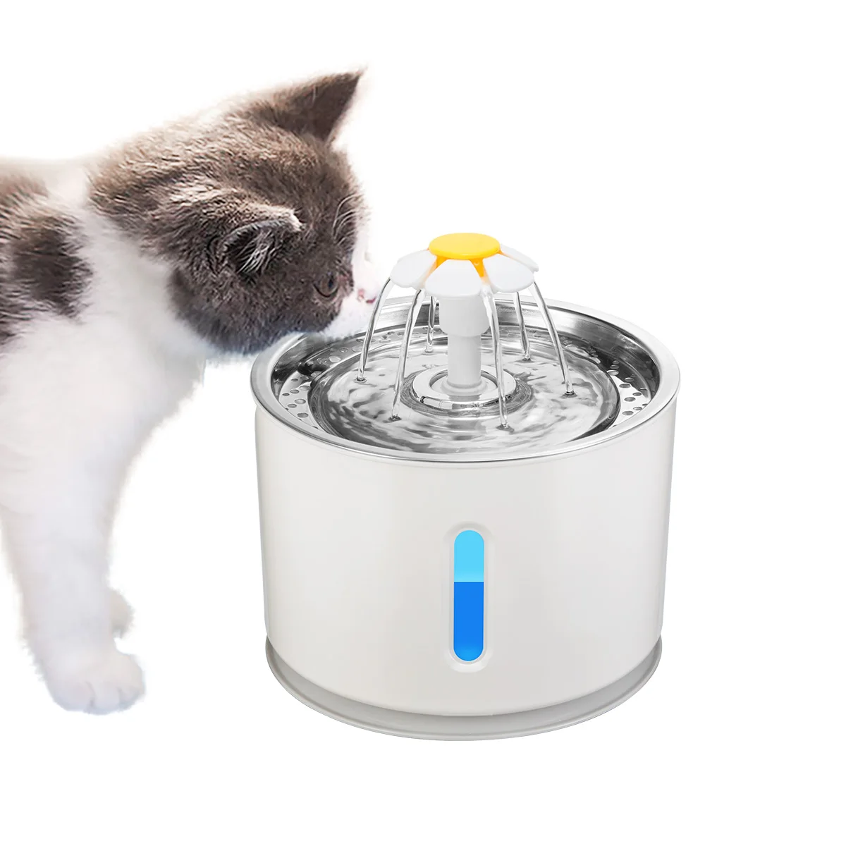 

Cat Dog Water Dispenser Electric Automatic Water Feeder LED Water Level Display Pet Drinking Fountain