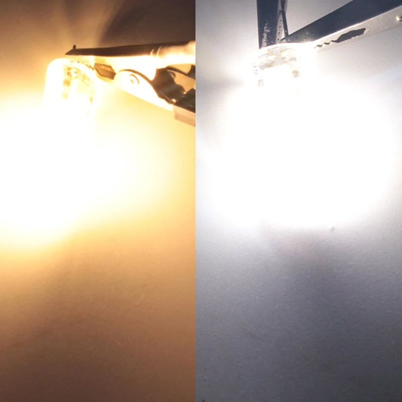 4X G4 led 12 v Прожектор супер 2,5 W силиконовая кукурузная лампа Ac Dc 12 v Вольт smd 2835 12 Светодиодная люстра Замена галогеновым лампам освещения
