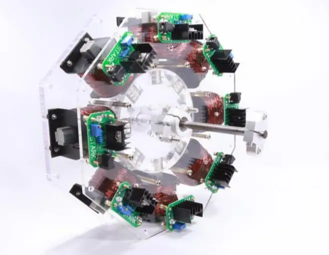 8 ступенчатая статор с бесщеточным двигателем внутреннего ротора двигателя