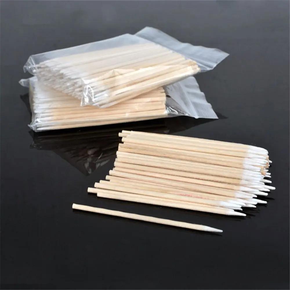 

100 pcs Disposable Ultra-small Brushes Swab Lint Free Micro Brushes Eyelash Extension Tool Lash Glue Removing Tool