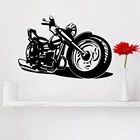 Классная наклейка Harley на стену мотоцикла, фрески, декор для детской комнаты, домашний декор, декоративные наклейки, фрески