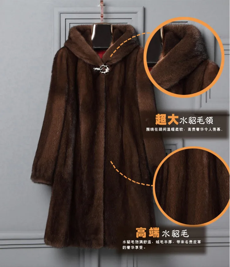 Пальто из искусственного меха большого размера на 20 градусов Женское зимнее