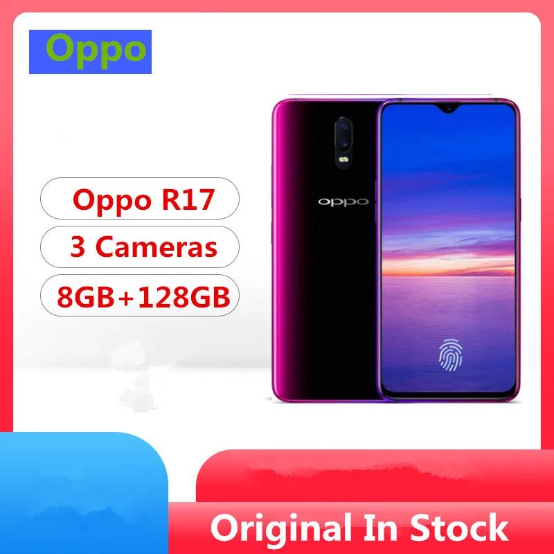 Смартфон Oppo R17 4G LTE Snapdragon 670 Android 8 1 6 4 дюйма IPS 128 X + Гб МП сканер отпечатка