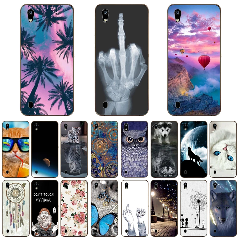 Чехол роскошный чехол из ТПУ и силикона для ZTE Blade A5 2019 s A7 задняя крышка телефона A3