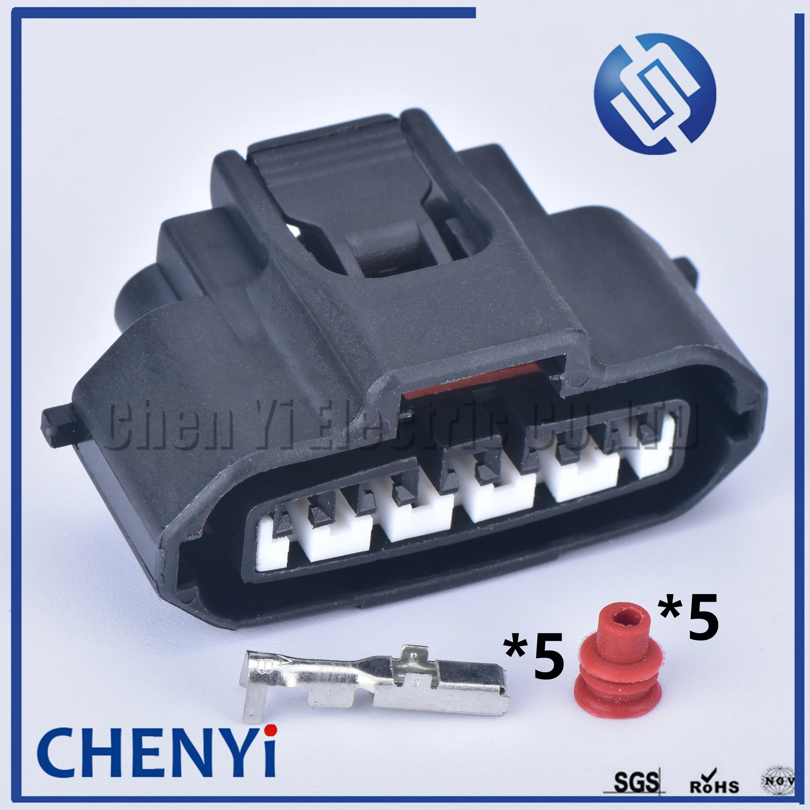 

2 комплекта 5-контактный разъем двигателя, гнездовой разъем жгут проводов, соединитель зажигания, расходомер воздуха, розетка MG640945-5 7283-7050-30 д...