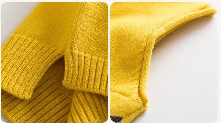 Одежда для маленьких детей Сезон осень-зима Вязаный свитер мальчиков Жилет Принт