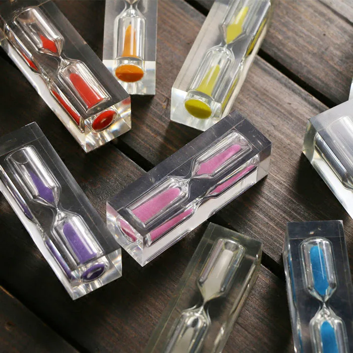 Часы 3 минуты песочные часы для чистки детей с таймером из смолы подарок