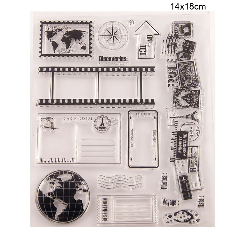 Национальный штамп прозрачные штампы новинка 2019 скрапбукинг резиновый