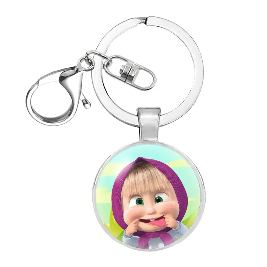 Россия Маша время драгоценный камень сплав стекло кулон брелки Модные подвесные