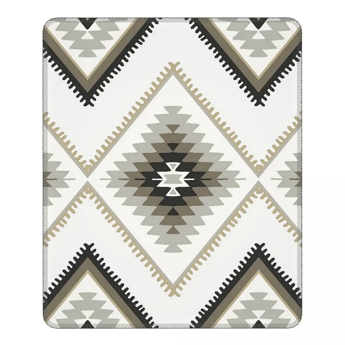 Бежевый винтажный коврик для мыши в ацтекском стиле турецкий килим Навахо