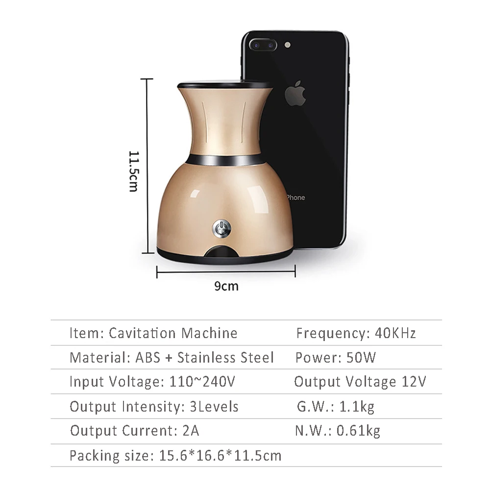 Goedkoop Ultrasone 40Khz Cavitatie Machine Lichaam Afslanken Cellulitis Remover Vet Brander Gewichtsverlies Apparaat Thuisgebruik Apparaat Body Massager