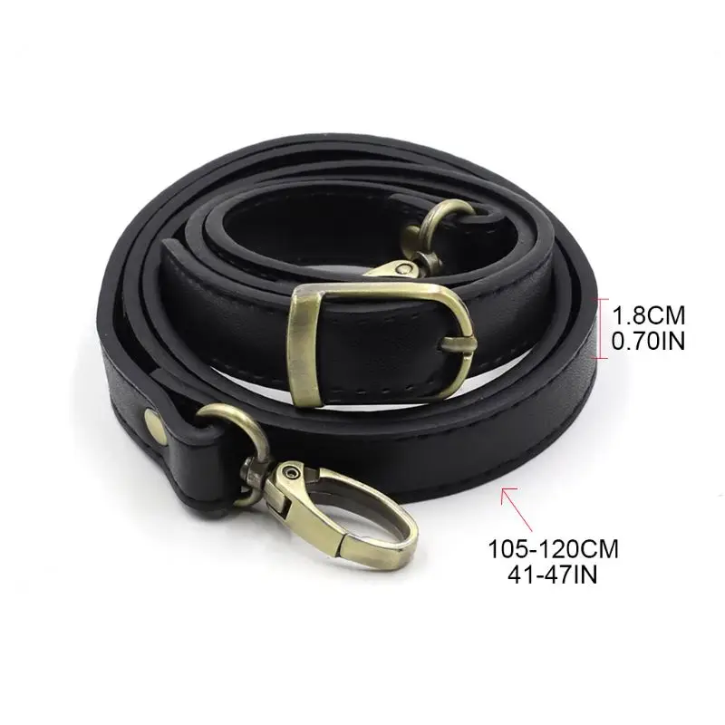 

Adjustable Shoulder Bag Belt Strap with Metal Buckles Crossbody Replacement