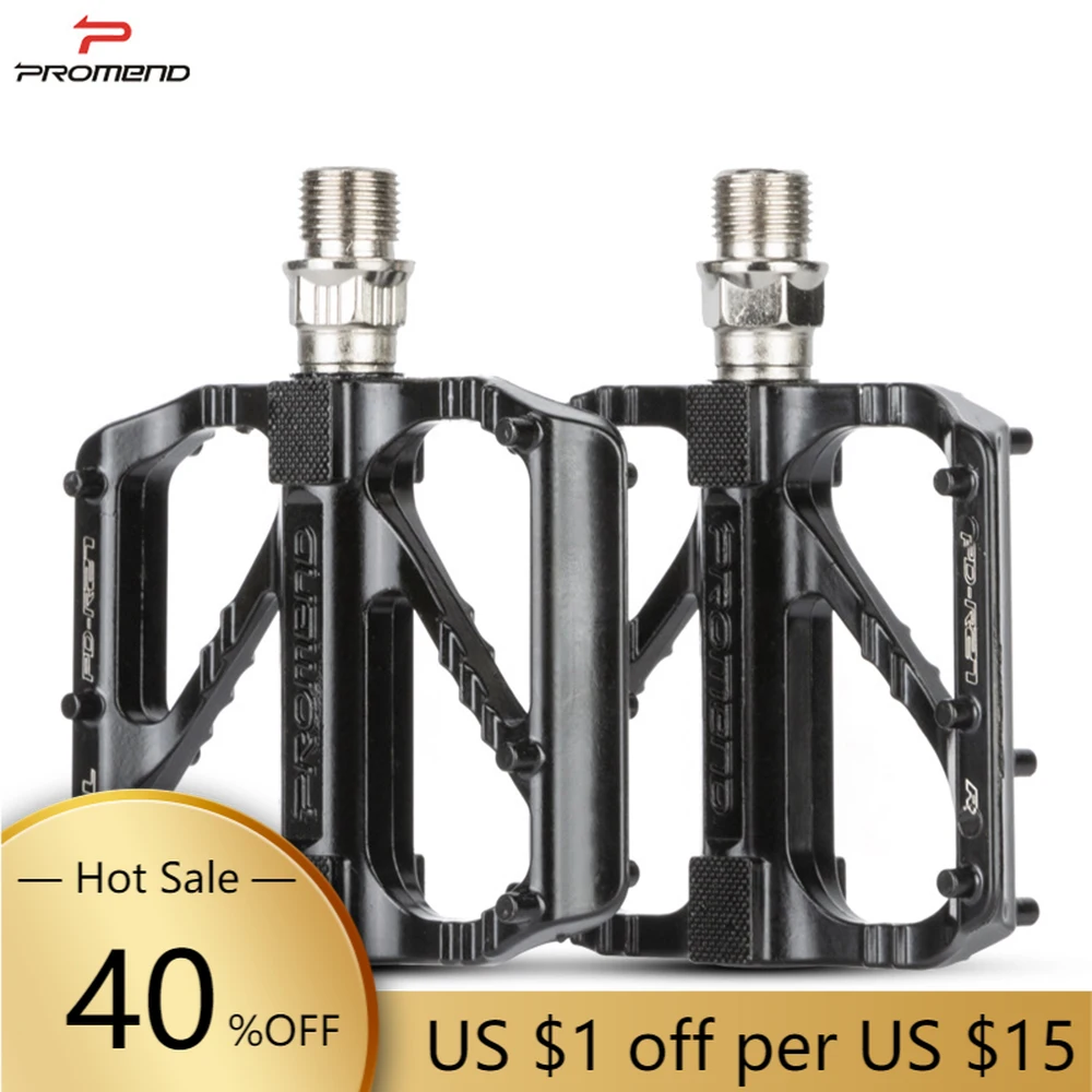 PROMEND велосипедная педаль из алюминиевого сплава Подшипник DU высокопрочный