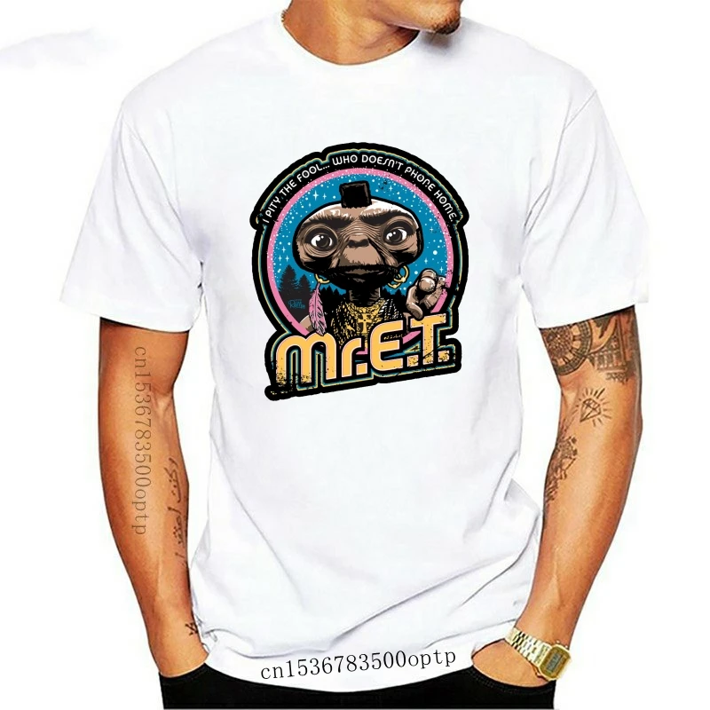 

New Mr T Shirt Et T Series Bosco Movie Fun A Bus Van Team B A E T Baracus Men Streetwear T Shirt 012493