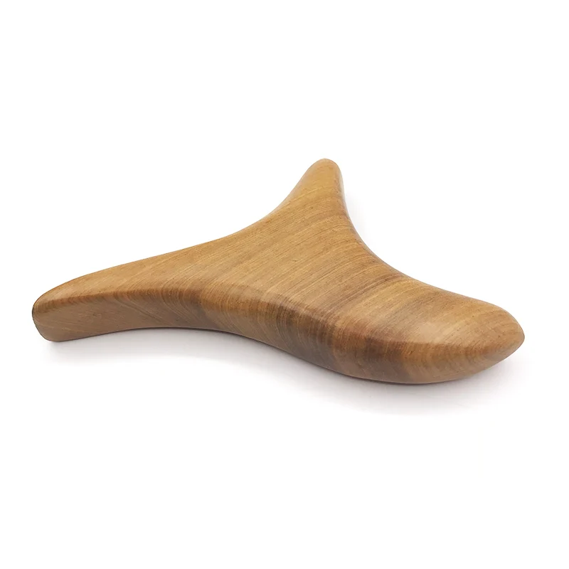 Треугольный ароматный деревянный роликовый массажный лом Лимфодренажный шиацу