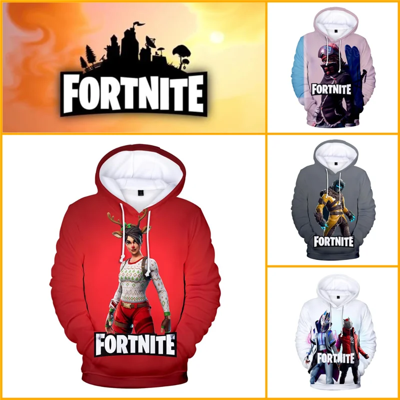 

Men Sweatshirt Shoot Game 3D Hoodie Fortnite Victory Shoot Children's Baby Clothing Jackets Women Kids Hero Tops 2021 Boys Girls