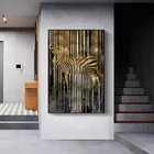 Абстрактная картина в современном стиле, с изображением лошади, зебры, животных, холст, постеры и принты для украшения интерьера гостиной