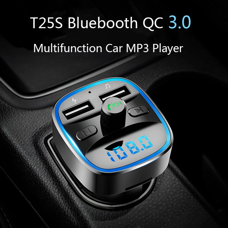 Автомобильный MP3-плеер CDEN с Bluetooth 5 0 приемником FM-передатчиком двумя USB-портами