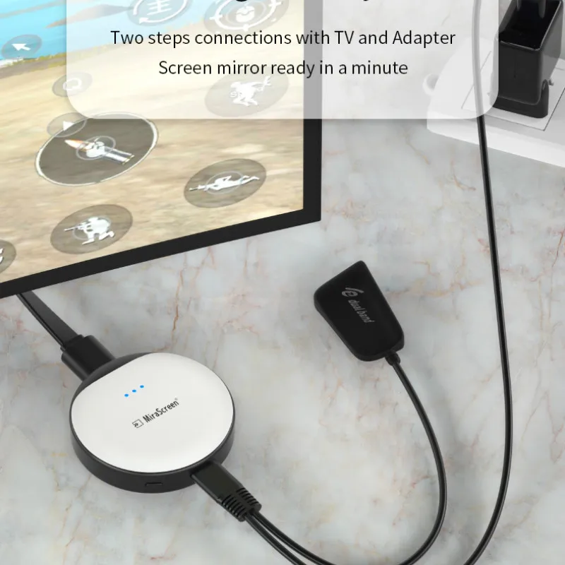 MiraScreen 2 4G WiFi 1080P TV Stick Miracast ios Android Windows Dongle приемник Stick|SmartTV-стики и тюнеры| |