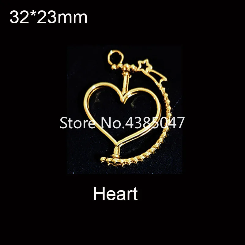 5 шт./лот вращающаяся металлическая рамка фурнитура для ювелирных изделий