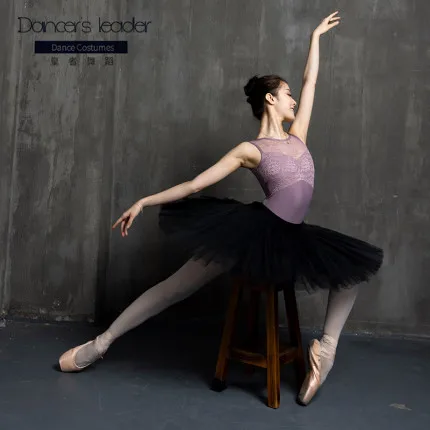 

Ballet Dance Leotards Women 2021 New Sexy Lace Gymnastics Dancing Costume Adult High Quality Ballet Leotard