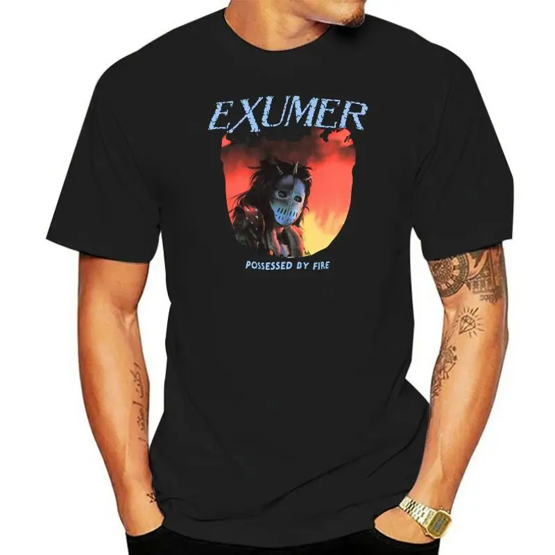 

Футболка с альбомом Exumer держанный огнем 1986