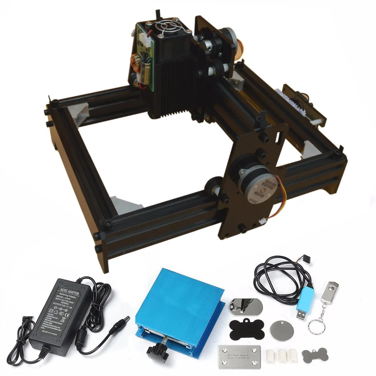 10 Вт USB лазерная гравировка металлическая маркировочная машина CNC резьба DIY