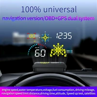 yazh q10 auto obd2 gps head up display car electronics hud projector display digital car speedometer accessories for all cars