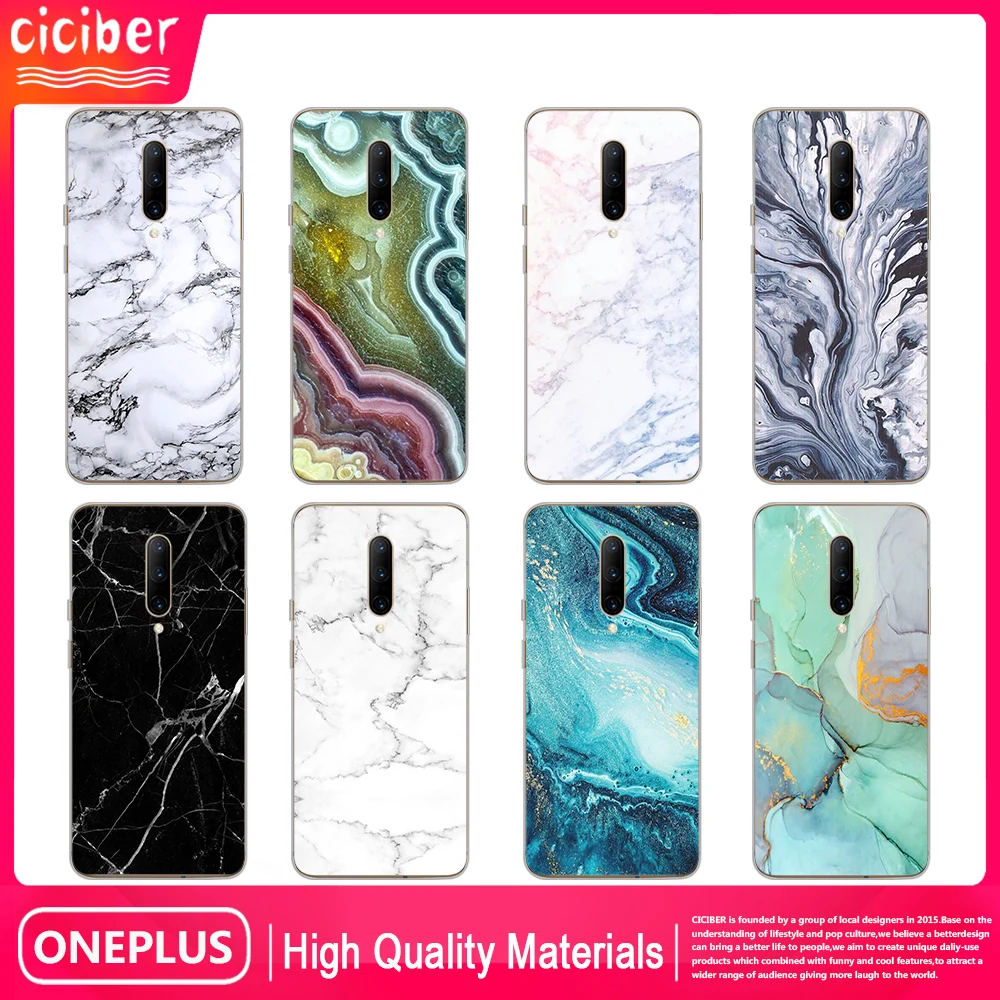 

Case For Oneplus 8 Pro 8T 7T 7 6T 6 Nord N10 N100 Pro Glass Phone Cases for one plus 8 1+7 1+7t 1+8t 1+6 1+6t Cover Funda Marble