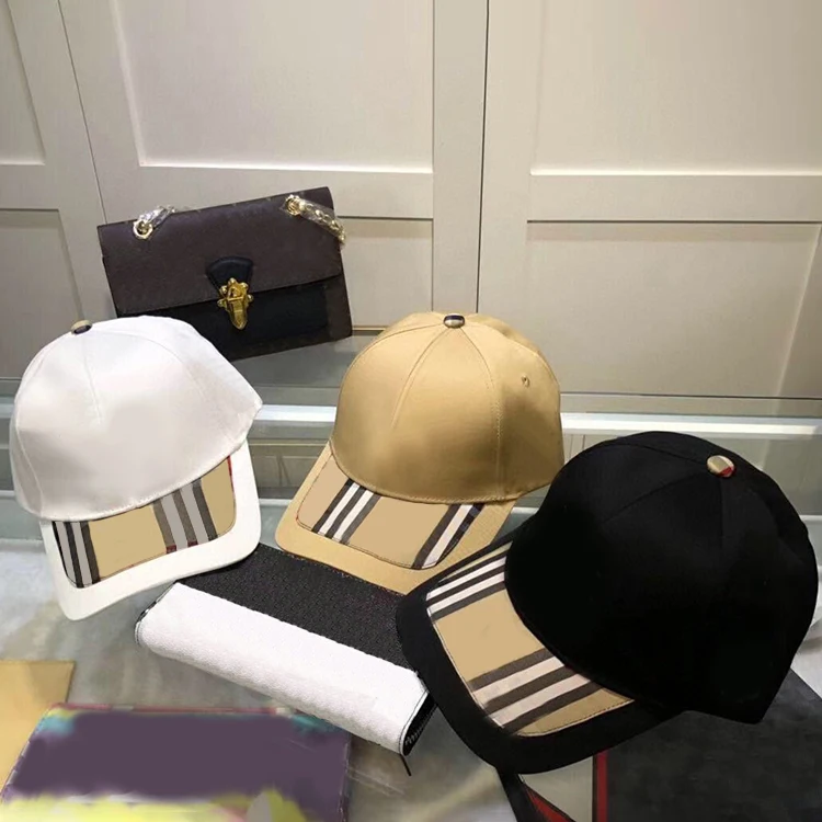

New Luxury brand trendy color high-end men and women all-match baseball cap caps casual sun hat windproof sun hat Travel hat