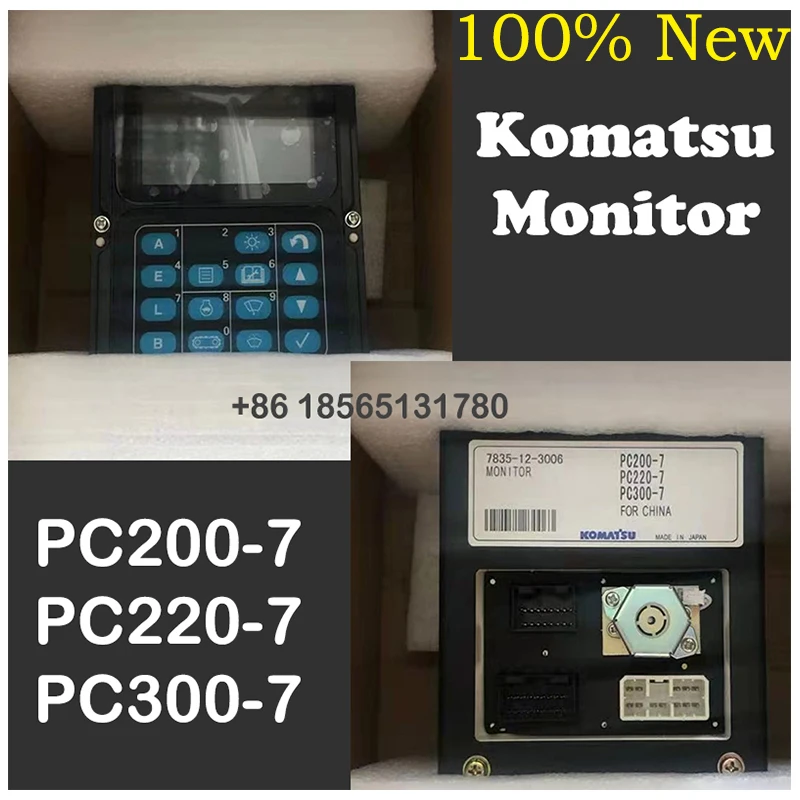 

Высокое качество, новинка 100%, Φ монитор 7835-12-1013 7835-12-3006 для кабины экскаватора Komatsu, дисплей