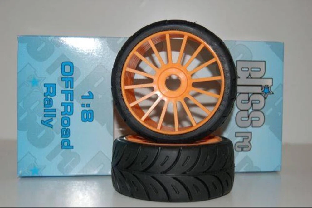 

2Pcs/Pair Bliss GT Tires For 1:8 Scale Offroad Rally Car Spare Parts