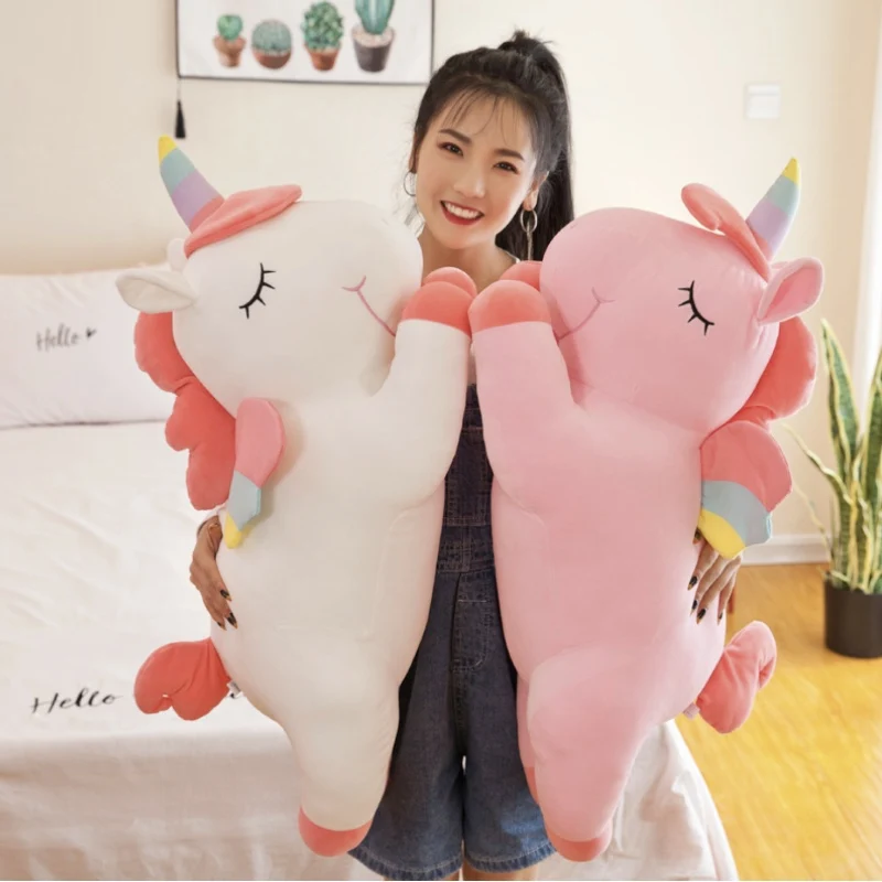 Милые игрушки кукла-единорог мягкая набивная плюшевая игрушка кавайная большая