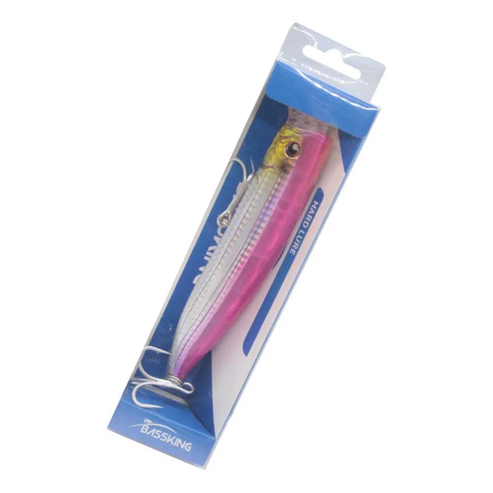 Приманка для рыбной ловли BASSKING большой Поппер 150 мм/58 г верхний приманка воды