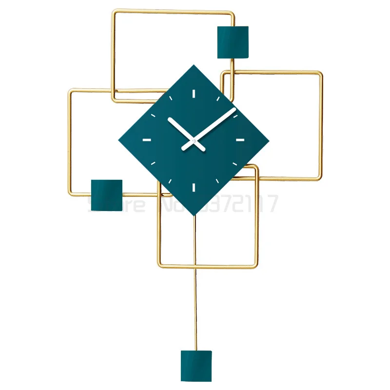 

Northern European style wall clock simple atmosphere home mute personality fashion art clock