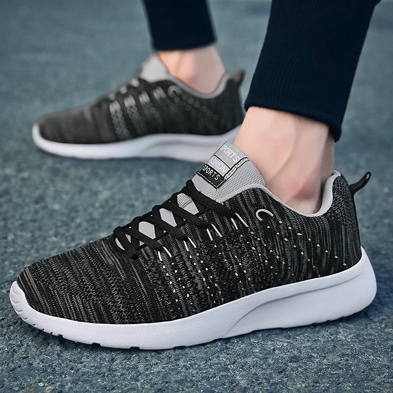 Кроссовки мужские сетчатые дышащие для скейтборда повседневная спортивная