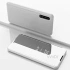 Зеркальный флип-чехол для huawei y5 lite y6 y7 y9 2018 y9 prime y6prime y7prime y9prime 2019 caso cover on hauwei y6s y9s 2020
