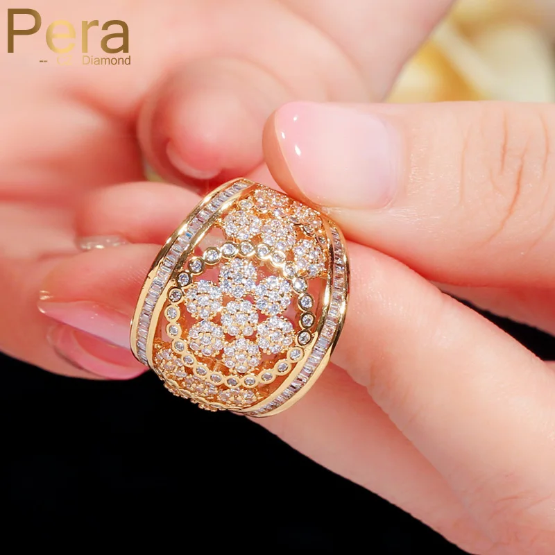 Перстень ручной работы с фианитом жёлтое золото большой цветок|Кольца| |