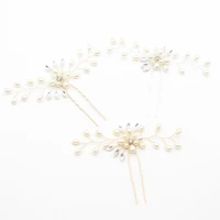 clips crystal wedding bridesmaid bridal grips hair pins pearls diamante flower